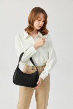 Shoulder Bags for Women, Cute Hobo Tote Handbag Mini Clutch Purse with Zipper Closure - Image 7