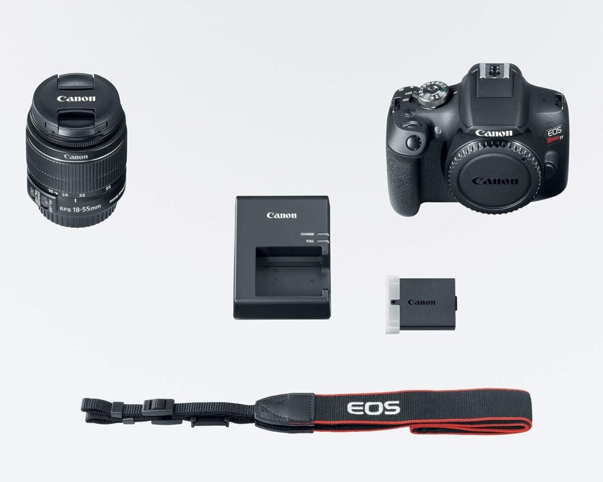 Canon EOS Rebel T7 DSLR Camera with 18-55mm Lens (Black) - Image 7