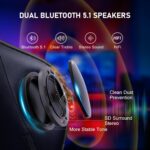 GTRACING Gaming Chair with Footrest Speakers Video Game Chair Bluetooth Music Heavy Duty Ergonomic Computer Office Desk Chair - Image 7