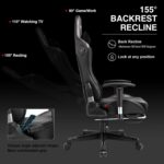 GTRACING Gaming Chair with Footrest Speakers Video Game Chair Bluetooth Music Heavy Duty Ergonomic Computer Office Desk Chair - Image 10