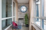 JENLYSTIME 12 Inch Indoor/Outdoor Retro Waterproof Wall Clock with Thermometer Silent Round Quartz Battery Operated Easy to Read Decorative for Kitchen Patio,Bathroom,Deck,Porch,Pool(Blue) - Image 6