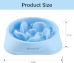 MateeyLife Slow Feeder Dog Bowls 2PCS, Anti-Choking Puzzle Dog Food Bowls, Anti-Slip Interactive Feeding Slow Down Eating, Bloat Stop Maze Dishes for Medium Breeds - Image 4