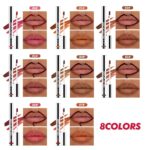 Matte Lip Gloss Stain-Peel Off Lip Liner Tattoo, Brownish Red Lip Tint，Long Lasting Peel Off Lip Stain, Waterproof Transfer-proof Lip Mask Lip Liner Peel Off Lip Gloss,Stayn Lip Makeup. #03 - Image 5