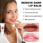 XIRUJNFD Lip Serum, Remove Dark Lips Pink Fresh Lightening Lips Treatment Lip Balm, Moisturizer Nourishing Essence Lips (1) - Image 6