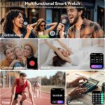 Smart Watch for Men Women, 1.83" HD Touchsreen, Bluetooth Calling, 5 ATM Water-Resistance, 130+ Sports Modes, Health, Fitness & Sleep Tracker, Timer, Fitness Watch for Android/iOS, Blue - Image 7
