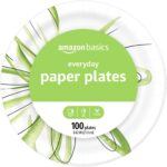 Amazon Basics Everyday Paper Plates, 8.62 Inch, Disposable, 100 Count - Image 2