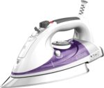 BLACK+DECKER IR1350S Professional Steam Iron with Stainless Steel Soleplate and Extra-Long Cord, Purple - Image 2