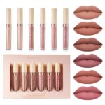 BONNIE CHOICE 6Pcs Nude Matte Liquid Lipstick Set, Waterproof Long Lasting Non-Stick Cup Nude Lipstick 24 Hour Not Fade Matte Lipstick Professional Lip Gloss Makeup Mother's Day Gifts for Women - Image 2