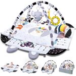 Baby Gym Play Mat, 8-in-1 Tummy Time Mat & Activity Gym, Washable Ball Pit, Infant Play Mat with Detachable Toys for Sensory Exploration and Motor Skill Development - Image 2