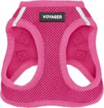Best Pet Supplies Voyager Step-in Air Dog Harness - All Weather Mesh, Reflective, No Pull Harness for Small, Medium Dogs, Cats - Secure with Hook & Loop Fastener, Buckle, Double D-Rings - Fuchsia, S - Image 2
