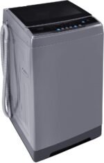 COMFEE’ 1.6 Cu.ft Portable Washing Machine, 11lbs Capacity Fully Automatic Compact Washer with Wheels, 6 Wash Programs Laundry Drain Pump, Ideal for Apartments, RV, Camping, Magnetic Gray - Image 2