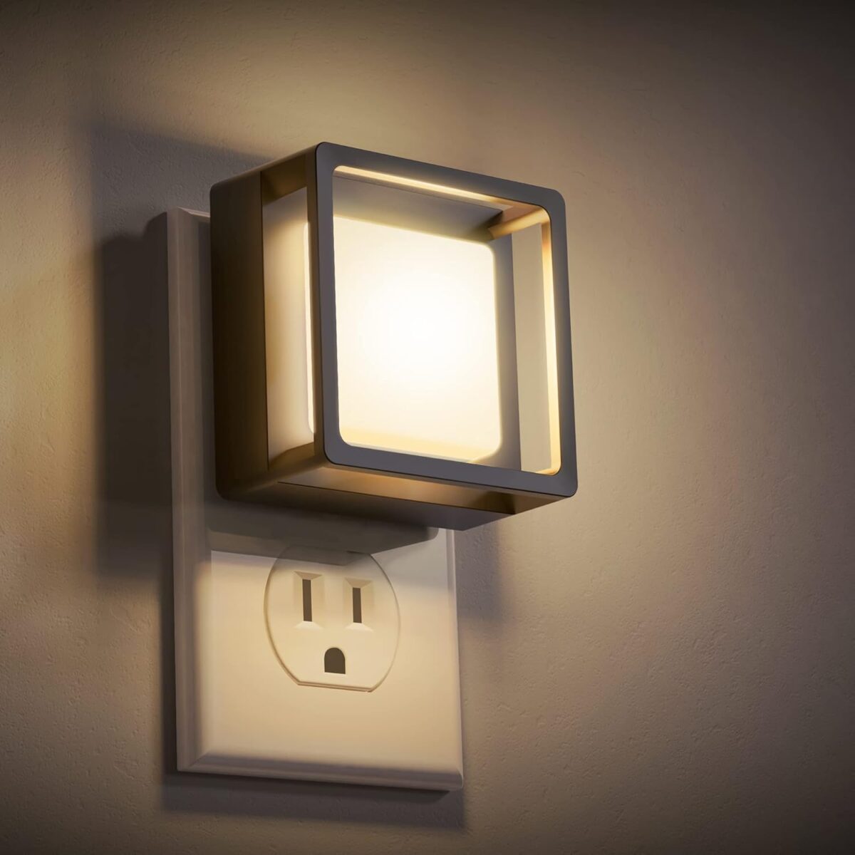 DORESshop LED Night Light, Night Lights Plug Into Wall [2 Pack] with Dusk-to-Dawn Sensor, Dimmable Nightlights, Adjustable Brightness for Bathroom, Hallway, Bedroom,Kids Room,Stairway,Soft White - Image 2