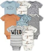 Gerber unisex-baby 8-pack Short Sleeve Onesies Bodysuits - Image 2