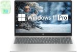 HP 15.6" FHD Business & Student Laptop Computer, 32GB RAM 1TB SSD, 10-Core Intel Core i5, Windows 11 Pro Laptop with Microsoft Office Home & Business Included, PLUSERA Earphones, Silver - Image 2