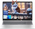 HP 15.6" FHD Laptop Computer for Home Business Student, Intel Processor (Beat i3-1115G4), 32GB DDR4 RAM, 1TB PCIe SSD, WiFi 6E, Bluetooth 5.3, Type-C, Webcam, Numeric Keypad, Silver, Windows 11 Pro - Image 2