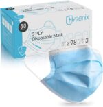 Hygenix Level 3 Procedure 3Ply Disposable Face Masks – ≥98% Filtration, Fluid Resistant, Made in USA (50 Pack) - Image 2