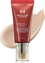 MISSHA M Perfect Cover BB Cream No.23 Natural Beige -Light/Medium with Cool/Neutral Undertone SPF 42 PA +++ 1.69 Fl Oz - Tinted Moisturizer for face with SPF - Image 2