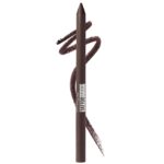 Maybelline TattooStudio Long-Lasting Sharpenable Eyeliner Pencil, Glide on Smooth Gel Pigments with 36 Hour Wear, Waterproof, Bold Brown, 1 Count - Image 2