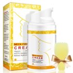 Neck Creams for Tightening and Firming, Gua Sha Neck Cream with Collagen, Retinol & Hyaluronic Acid, Anti-Aging Moisturizer Cream for Tightening on Neck & Décolleté Lifting, Wrinkle & Hydrating - Image 2