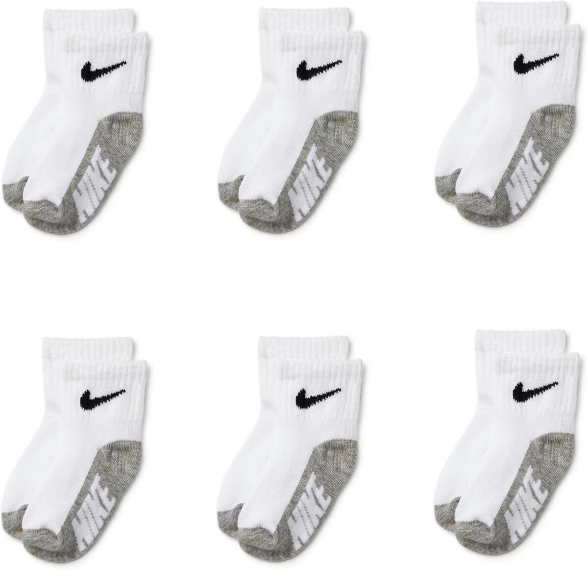 Nike Kids' 6-Pack Multi Logo Baby/Toddler Socks - Image 2