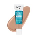No7 Protect & Perfect Advanced All in One Foundation - Cool Beige - Age Defying Foundation Makeup with SPF 50 - Makeup Base Cream Helps to Reduces Redness & Blurs Visible Pores (30ml) - Image 2