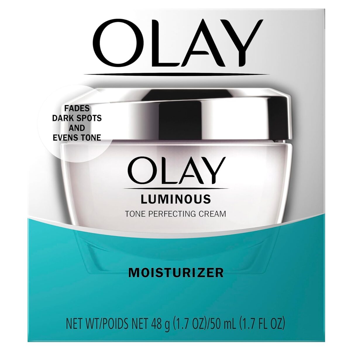 Olay Dark Spot Corrector, Luminous Tone Perfecting Cream and Sun Spot Remover, Advanced Tone Perfecting Face Moisturizer, 48 g - Image 2