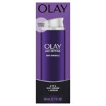 Olay Face Serum, Age Defying Anti-Wrinkle 2-in-1 Day Cream - Anti-Aging, Anti-Wrinkle, Smooths Fine Lines and Wrinkles, Firming, Lifting - Niacinamide, Glycerin, Aloe Vera, 1.7 Oz - Image 2
