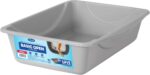Petmate Litter Pan, Blue/Gray, Small, Made in USA - Image 2