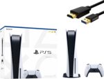 PlayStation 5 Disc Edition 825GB Gaming Console + 1 Wireless Controller for PS5, 8-Core x86-64-AMD Ryzen Zen 2 CPU, 16GB GDDR6, Up to 120FPS, Michooyel HDMI_Cable - Image 2
