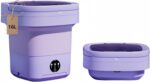 Portable Washing Machine, Mini Washer,16L Upgraded Large Capacity Foldable Washer.Deep Cleaning of Underwear, Baby Clothes and Other Small Clothes.Suitable for Apartments, Dormitories, Hotels.(Purple) - Image 2