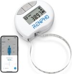 RENPHO Body Measuring Tape, Smart Tape Measure for Weight Loss, Bluetooth Fitness Equipment with App, Measuring Waist, Hip, Bust, Arms, Muscle Gain, Retractable, 60in /150cm, White - Image 2