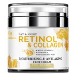 Retinol Cream for Face Anti Aging: Wrinkle Cream for Face Neck with Collagen Hyaluronic Acid - Night Moisturizer for Men Women - Facial Skin Care Gifts for Mom Dad Sister - Image 2