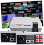 Retro Game Console, AV Classic Mini Video Game Consoles Built-in with 620 Games Dual Players Mode Console with 2 Controllers Handheld Games for Kids & Adults - Image 2