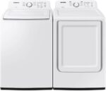 Samsung WA40A3005WPR White Top Load HE Washer/Dryer Pair - Image 2