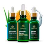 Tree of Life Beauty Facial Skin Care Set, Brightening, Firming, Hydrating, Dry Face, Dermatologist Tested - Trio Power Kit, Vitamin C, Retinol and Hyaluronic Acid, 3 count of 1 Fl Oz - Image 2