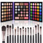 UCANBE Eyeshadow Palette with 15Pcs Brushes Makeup Set, Pigmented 86 Colors Make Up Sets Valentine's Gift, Matte Shimmer Glitter Eye Shadow Pallet Highlighter Contour Blush Powder Brush Beauty Kit - Image 2