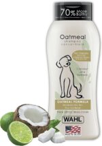 Wahl USA Dry Skin & Itch Relief Pet Shampoo for Dogs – Oatmeal Formula with Coconut Lime Verbena Scent & Pet Friendly Formula, 24 Oz - Model 820004A - Image 2