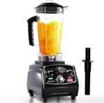 WantJoin Professional Blender, ETL listed 68oz Commercial Blender for kitchen Max 1800W High Power Home and Commercial with Timer, Smoothie Maker 2200ml for Crushing Ice, Frozen Dessert, Soup,fish - Image 2