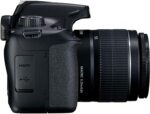 Canon EOS 4000D / Rebel T100 DSLR Camera w/EF-S 18-55mm f/3.5-5.6 Lens 3 Lens Kit Bundled with 128GB Memory + Wide Angle Lens + Telephoto Lens + Flash + More (Renewed) Black - Image 4