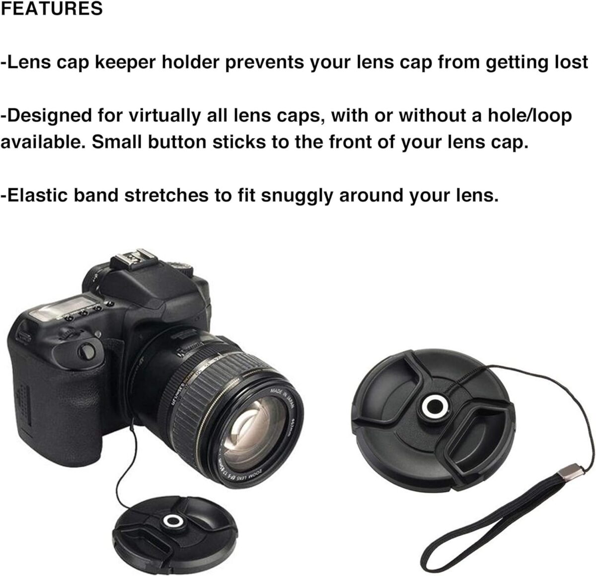 Canon EOS 4000D / Rebel T100 DSLR Camera w/EF-S 18-55mm f/3.5-5.6 Lens 3 Lens Kit Bundled with 128GB Memory + Wide Angle Lens + Telephoto Lens + Flash + More (Renewed) Black - Image 9