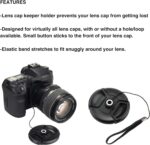 Canon EOS 4000D / Rebel T100 DSLR Camera w/EF-S 18-55mm f/3.5-5.6 Lens 3 Lens Kit Bundled with 128GB Memory + Wide Angle Lens + Telephoto Lens + Flash + More (Renewed) Black - Image 9