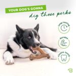 Benebone Wishbone Durable Dog Chew Toy for Aggressive Chewers, Real Bacon, Made in USA, Medium - Image 4
