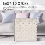 Yay Mats Stylish Extra Large Baby Play Mat. Soft, Thick, Non-Toxic Foam Covers 6 ft x 4 ft. Expandable Tiles with Edges Infants and Kids Playmat Tummy Time Mat (Carter Mudcloth Tan) - Image 10