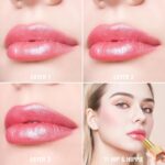 Oulac Pink Lipstick for Women with Metallic 3D Shine Lightweight Hydrating Formula, High Impact Lip Color, Vegan Beauty, Full Coverage Lip Makeup, Christmas Gifts for Women, Hip & Hippie(11) - Image 6