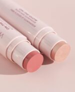 Wander Beauty On-the-Glow Blush and Illuminator - Bare/Nude Glow - 7-in-1 Hydrating Cream Blush & Highlighting Stick - Stick Blush for Cheeks, Lip, Face & Body - Highlighter Makeup & Blush - 0.4 oz - Image 3