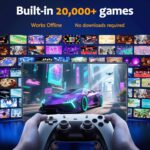 Retro Gaming Console, Wireless Retro Game Console Stick Built-in 20000+ Classic Games and 23 Emulators, Plug & Play 4K HDMI Output, Video Gaming Stick with Dual 2.4G Wireless Controllers (64GB) - Image 3