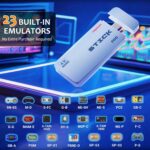 Retro Gaming Console, Wireless Retro Game Console Stick Built-in 20000+ Classic Games and 23 Emulators, Plug & Play 4K HDMI Output, Video Gaming Stick with Dual 2.4G Wireless Controllers (64GB) - Image 4