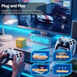 Retro Gaming Console, Wireless Retro Game Console Stick Built-in 20000+ Classic Games and 23 Emulators, Plug & Play 4K HDMI Output, Video Gaming Stick with Dual 2.4G Wireless Controllers (64GB) - Image 5