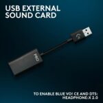 Logitech G Pro X SE Wired Gaming Headset with Microphone: Detachable Mic, DTS Headphone:X 7.1, Memory Foam Ear Pads, 50 mm Drivers, USB DAC Incl. - Black - Image 7