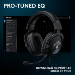 Logitech G Pro X SE Wired Gaming Headset with Microphone: Detachable Mic, DTS Headphone:X 7.1, Memory Foam Ear Pads, 50 mm Drivers, USB DAC Incl. - Black - Image 8